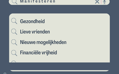 Manifesteren vanuit vertrouwen